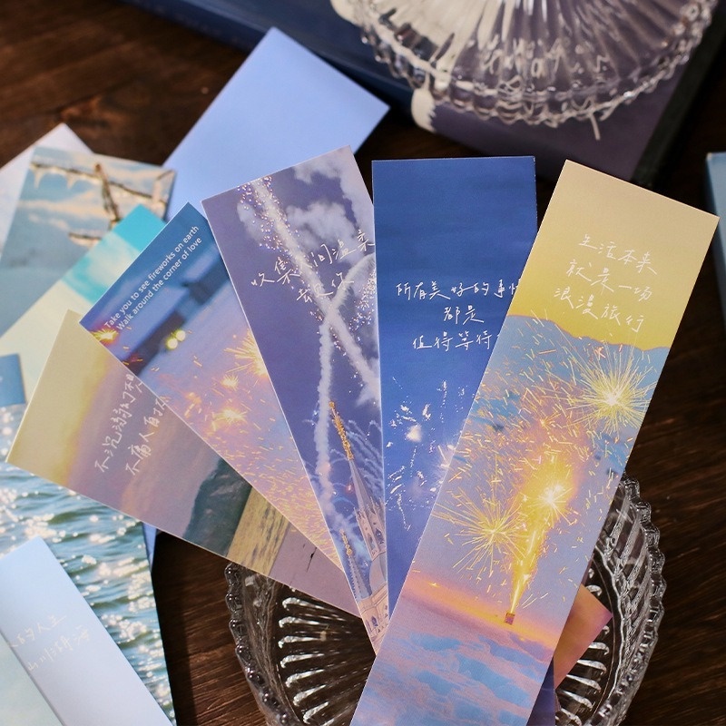 Bookmark thiết kế hoạ tiết tranh sơn dầu