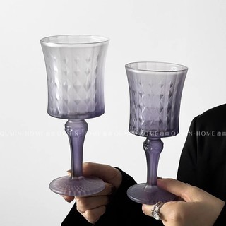 Cốc Thủy Tinh Pha Lê Tím gradient Pha Lê Tím
