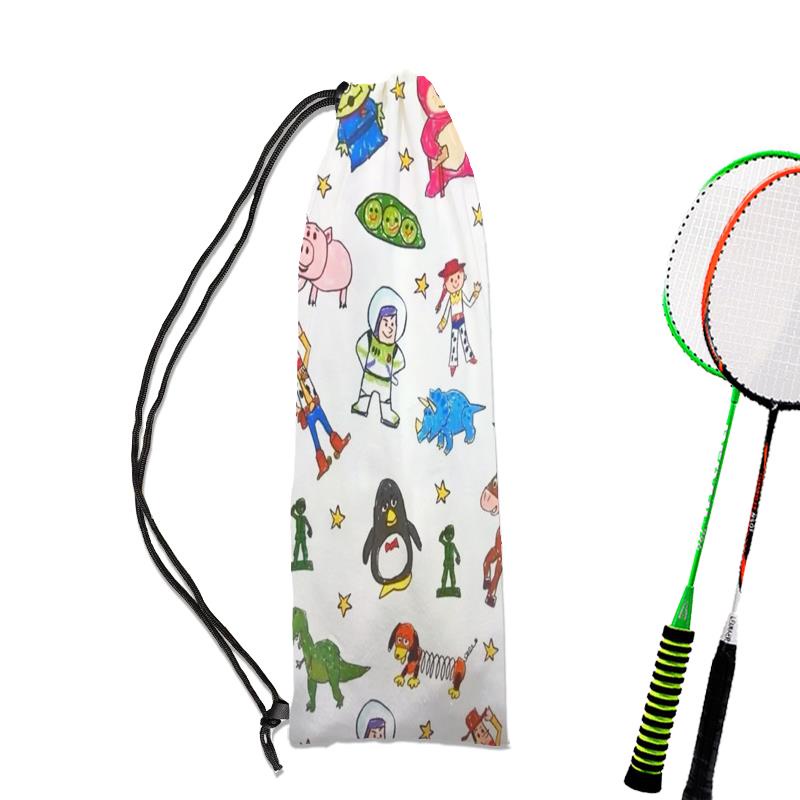 [Túi Đựng Vợt Cầu Lông Đeo Vai Dây Rút Một Bên Vai Phong Cách Hoạt Hình toy story Phong Cách Mới Bảo Vệ Di Động Cho Nam Và Nữ Cùng Phong Cách