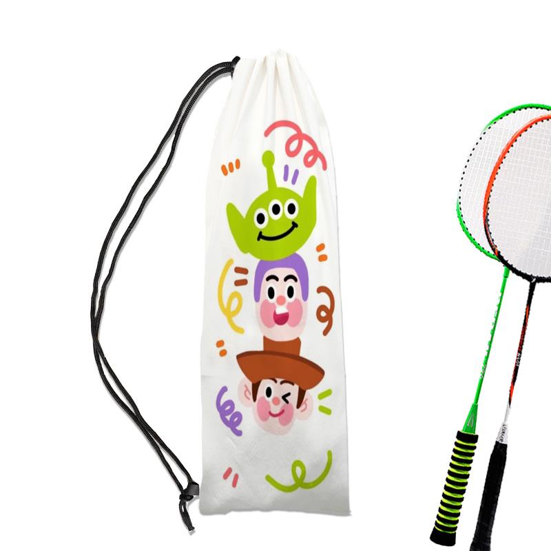 [Túi Đựng Vợt Cầu Lông Đeo Vai Dây Rút Một Bên Vai Phong Cách Hoạt Hình toy story Phong Cách Mới Bảo Vệ Di Động Cho Nam Và Nữ Cùng Phong Cách