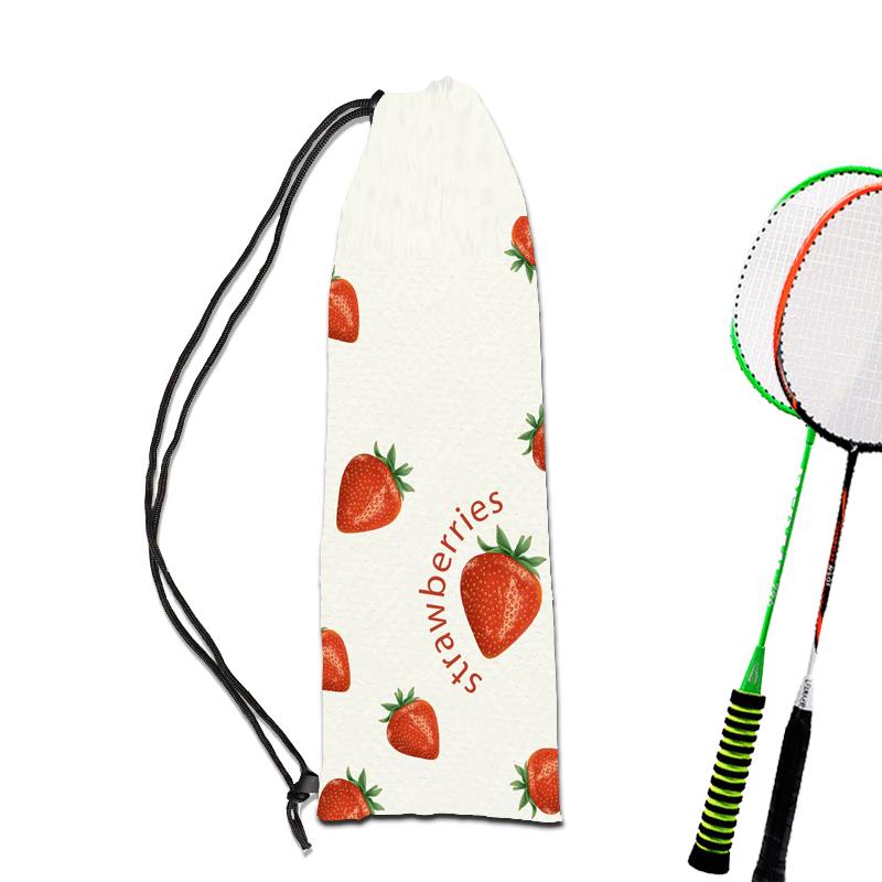 Túi Dây Rút Đựng Vợt Cầu Lông In Họa Tiết Hoạt Hình Phong Cách Phương Tây