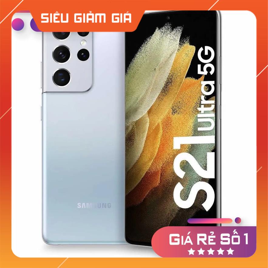 Điện thoại Samsung S21 Ultra 5G 2 sim Snapdragon 888 Ram 12Gb-128Gb Likenew - Fullbox
