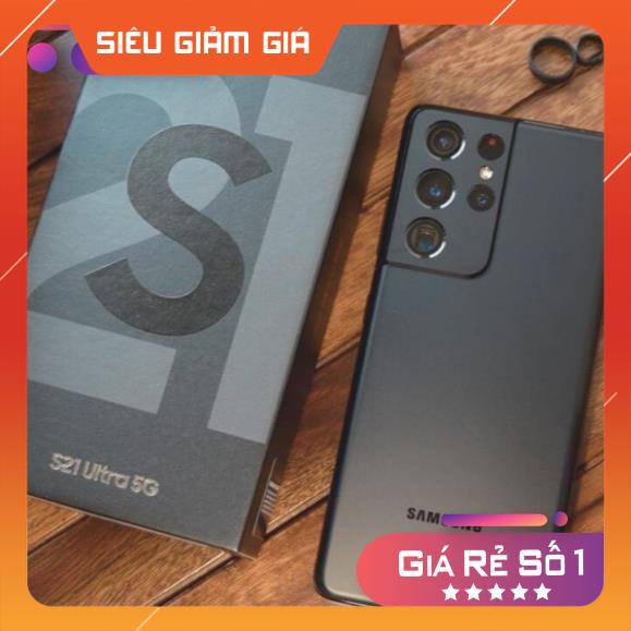Điện thoại Samsung S21 Ultra 5G 2 sim Snapdragon 888 Ram 12Gb-128Gb Likenew - Fullbox