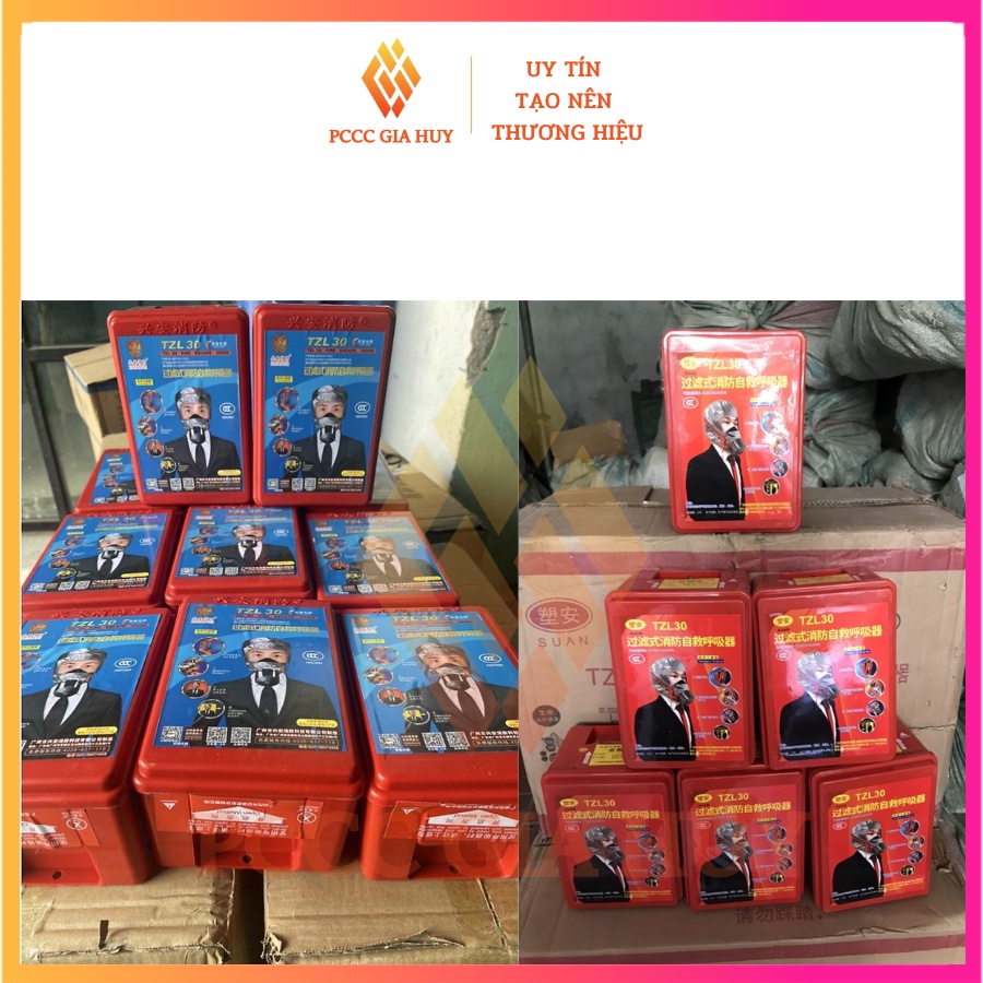 Mặt nạ phòng độc , mặt nạ phòng chống khí độc - đạt tiêu chuẩn  về PCCC - bảo vệ toàn diện, model TZL30