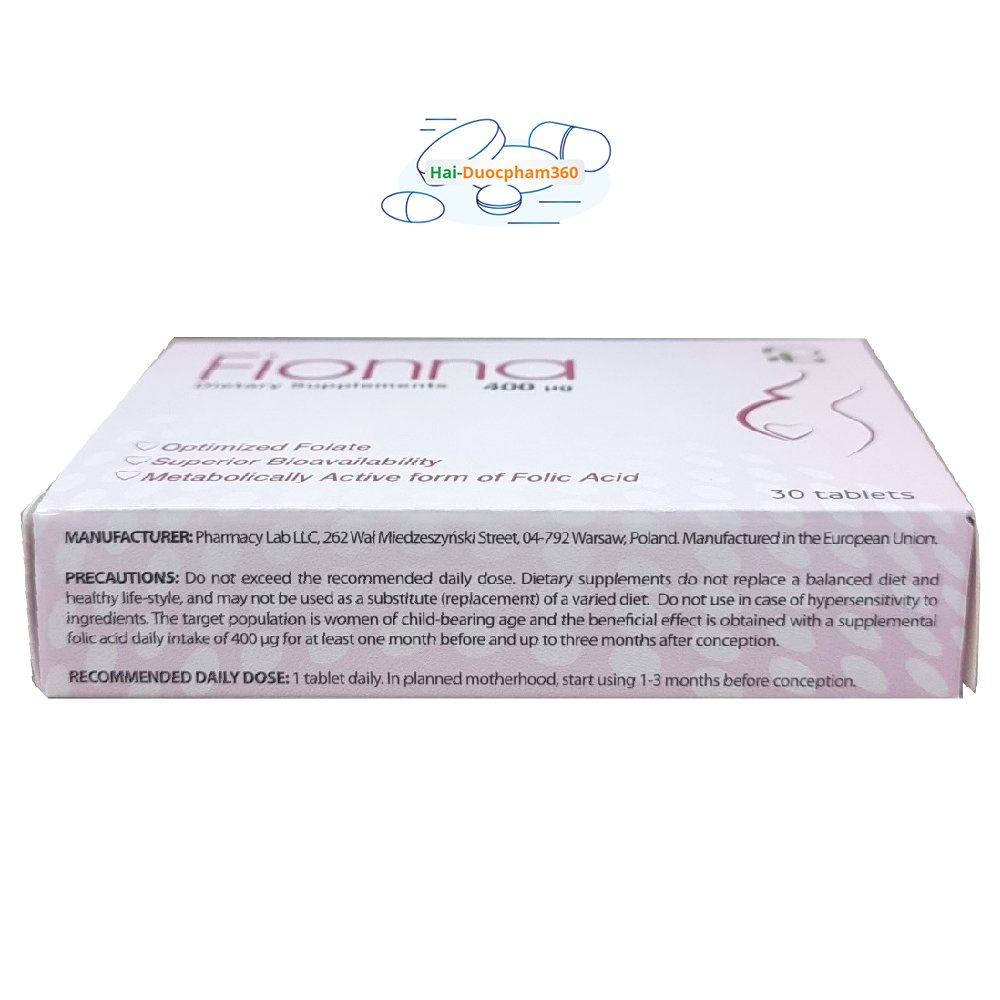 Fiona 5-MTHF - Bổ sung acid folic cho phụ nữ trước và sau mang thai