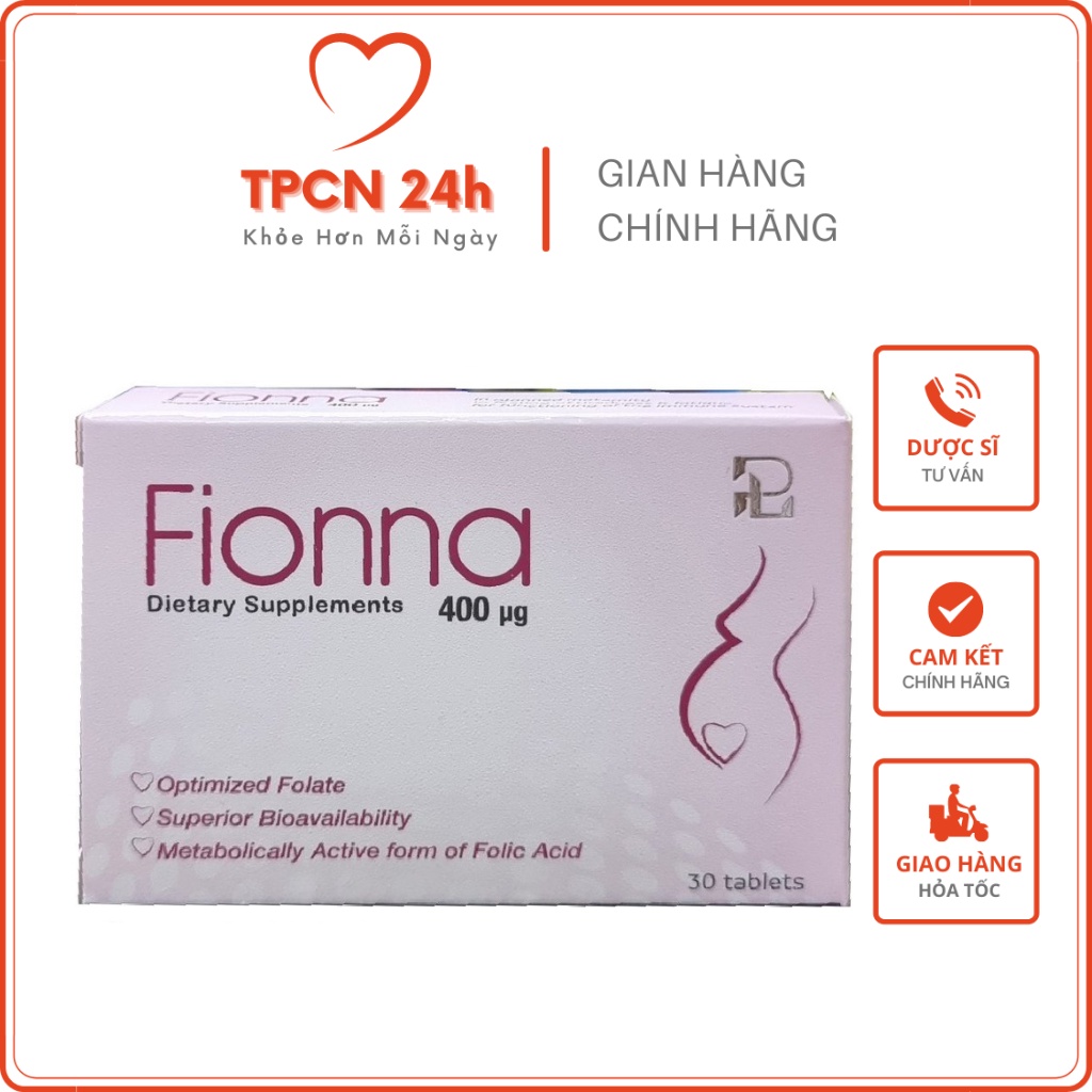 Fiona 5-MTHF - Bổ sung acid folic cho phụ nữ trước và sau mang thai