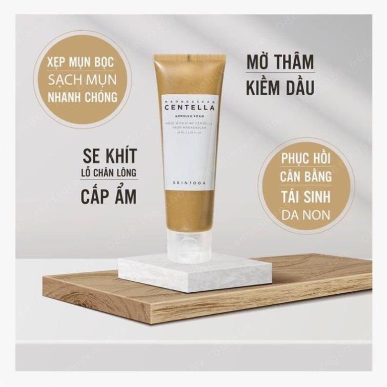 Sữa Rửa Mặt Rau Má Skin1004 Madagascar Centella Ampoule Foam 125ml