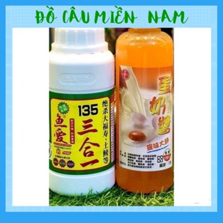 Combo Tinh Mùi 135 + Tinh Mùi Trứng Sữa Dụ Chép , Rô Phi Chuyên Câu Đơn - Đài