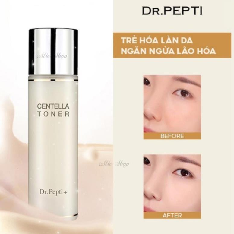 Nước Hoa Hồng Dưỡng Da Căng Bóng Dr.Pepti Centella Toner 180ml !