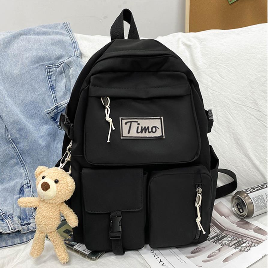 Balo nam Balo đi học nữ phong cách ulzang đẹp cá tính nhiều ngăn đựng laptop đi chơi  BL4