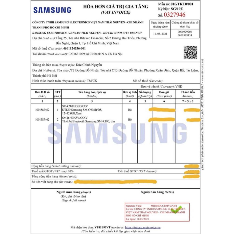 Điện Thoại Samsung Galaxy S21 Ultra 5G Chính hãng