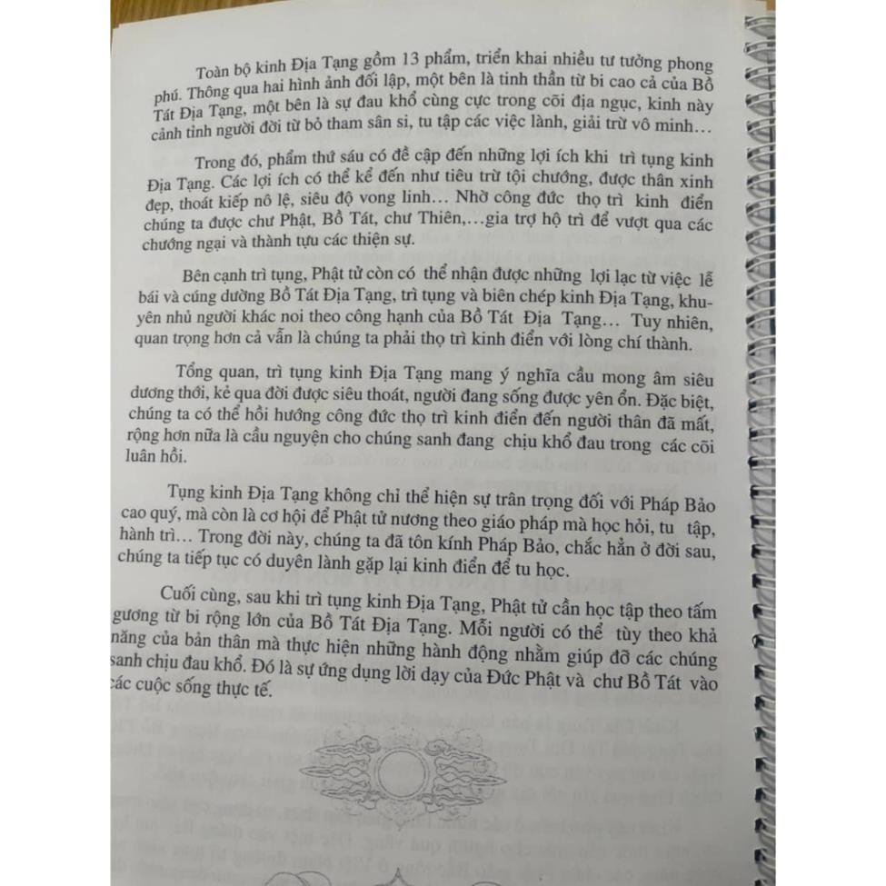 Tặng viết, Vở chép kinh địa tạng cao cấp chữ MỜ mẫu TT - Khổ a4 cực đẹp - Sổ tay chép kinh Địa Tạng Bổn Nguyện
