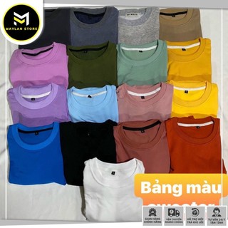 Áo sweater trơn nam basic nhiều màu form rộng unisex nam nữ - MAYLANSTORE