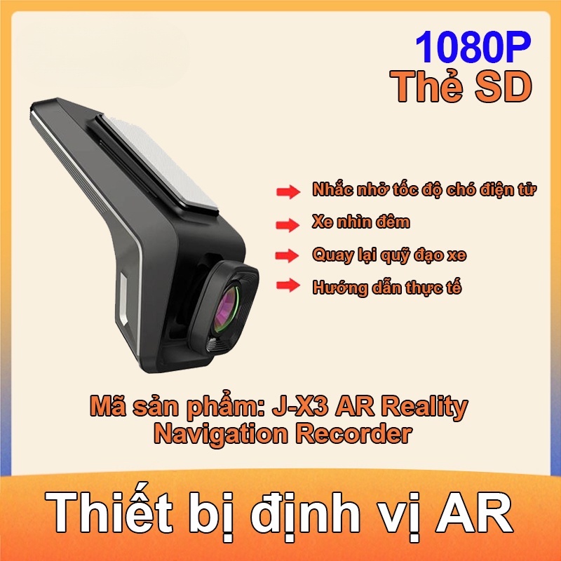 Full HD 1080 Xe AR Live View Navigation Dash Cam, Màn hình Android Kết nối USB