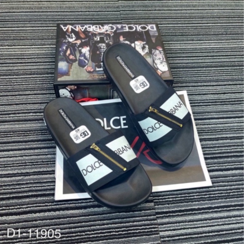 Dép Khóa Kéo DG. Dép quai ngang đi bền đẹp ôm chân dáng đẹp QUỐCHUY.OFFICIAL