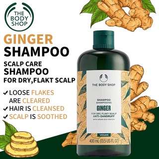 Dầu Gội, Xả Sạch Gàu Ginger Anti Dandruff Shampoo The Body Shop chiết xuất gừng tươi 250ML