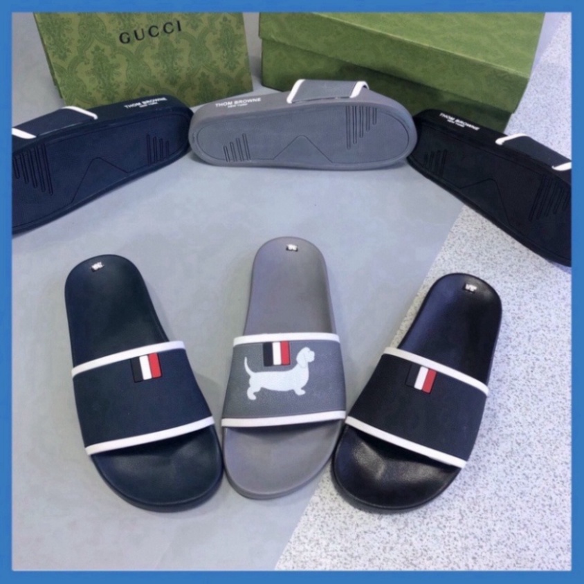 Dép Quai Ngang Thome bờ rào 3 màu đen,ghi,xanh tăng 3cm PhạmHuy.OFFicial