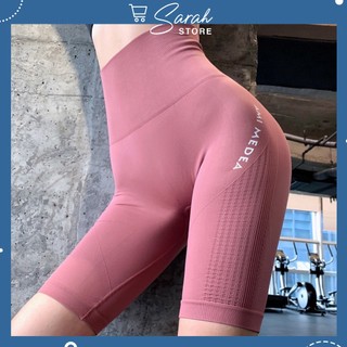 Quần tập đùi ngố cao cấp Gym AMI nữ cạp lưng cao, co giãn 4 chiều, thoáng mát, dùng quần tập Yoga, Gym, Zumba, Aerobic k