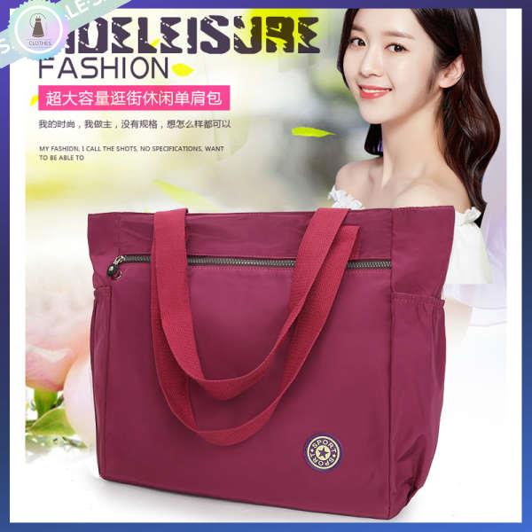 Túi xách nữ trung niên túi xách trung niên cho mẹ Túi nữ nylon túi vải túi mua sắm túi vải chống nước nylon túi vải Oxford túi mẹ túi du lịch dung tích lớn cho người trung niên và cao tuổi