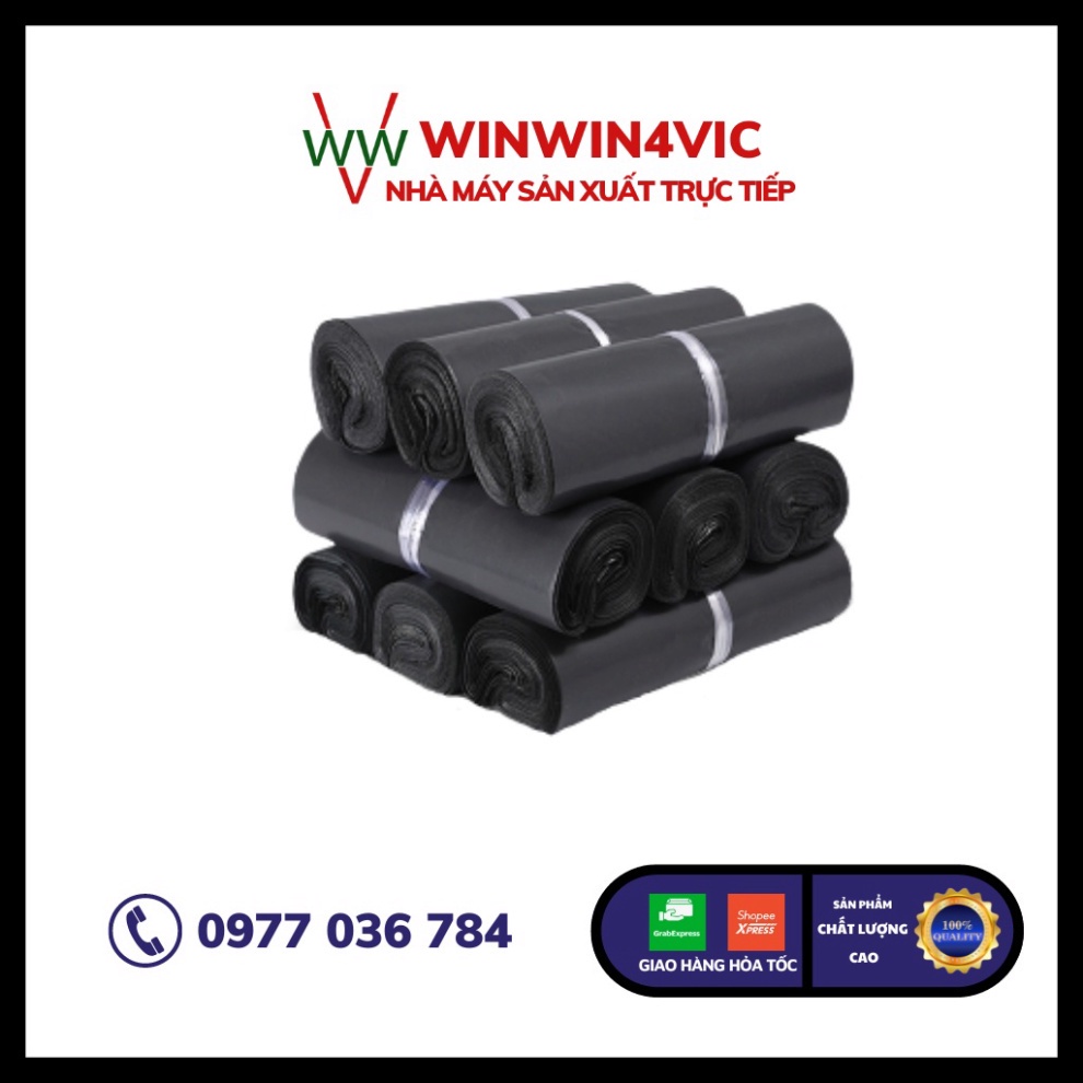 1 Túi gói hàng màu đen Nam Kinh Shop