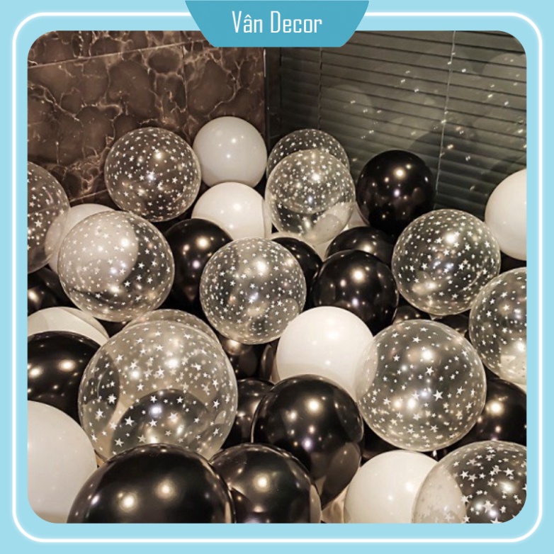 Set bóng mix màu crom, sequin trang trí sinh nhật, thôi nôi, đầy tháng, trang trí phòng cưới, lễ hội, tiệc rẻ đẹp