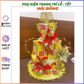 [Tặng kèm keo nến+ đế] Set phụ kiện làm tháp bánh nước 2