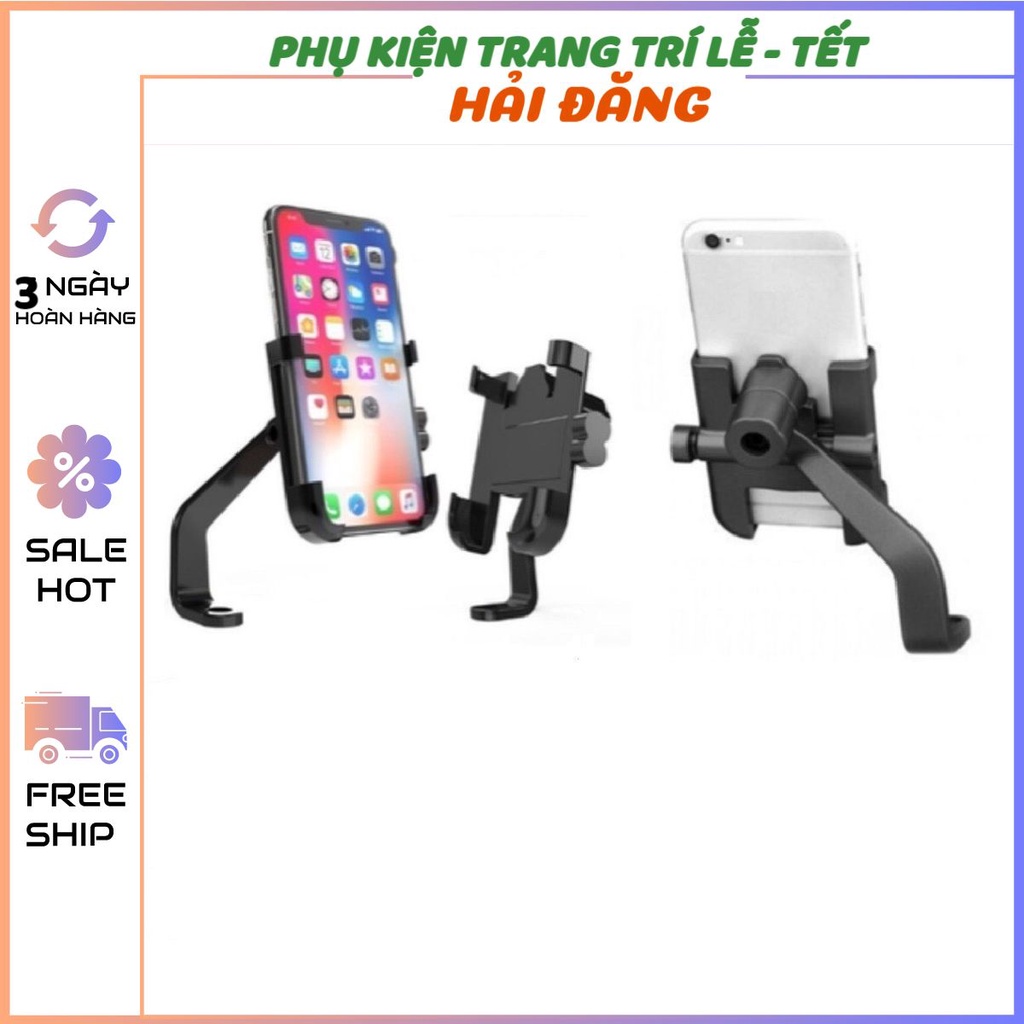 Giá Đỡ Điện Thoại Xe Máy - Kẹp Điện Thoại Gắn Xe Máy C2 Chống Cướp Cực Chắc Chắn