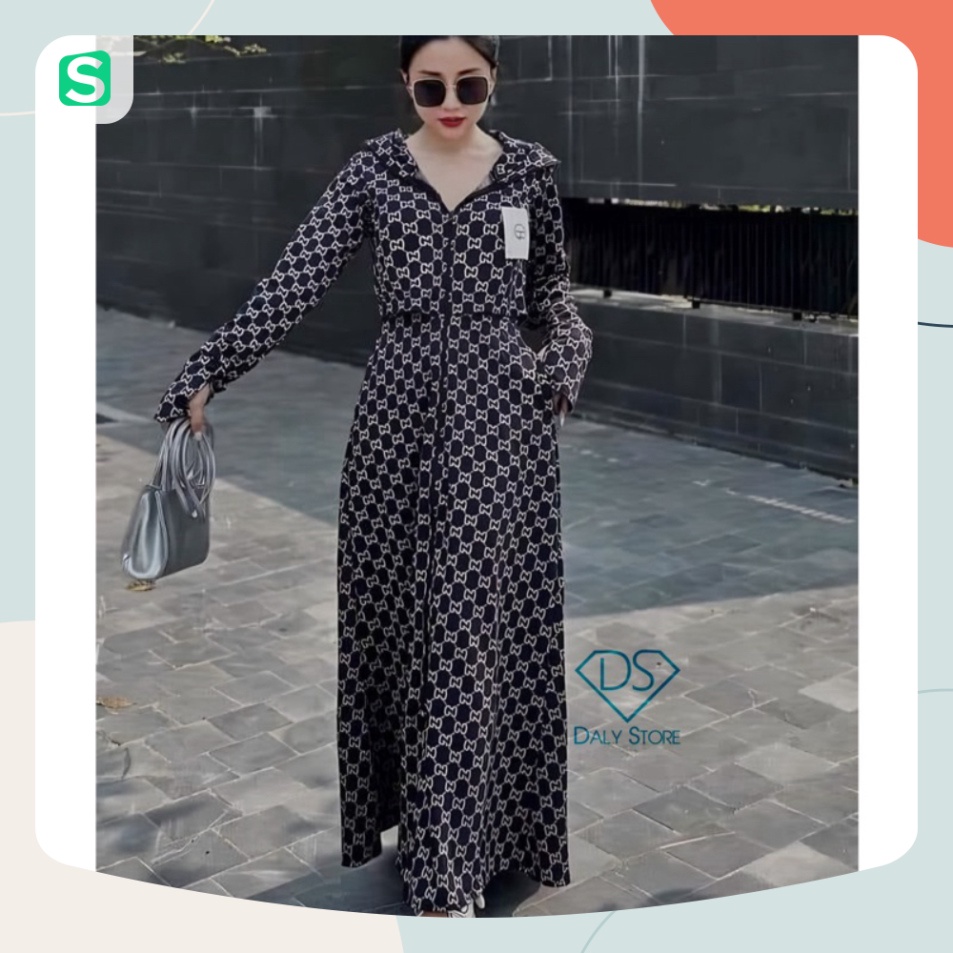 Áo chống nắng nữ toàn thân⚡CAO CẤP⚡Croptop dáng dài chùm chân chất UMi dày dặn, chống UV