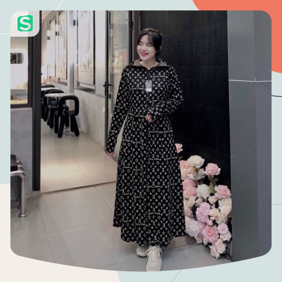 Áo chống nắng nữ toàn thân⚡CAO CẤP⚡Croptop dáng dài chùm chân chất UMi dày dặn, chống UV