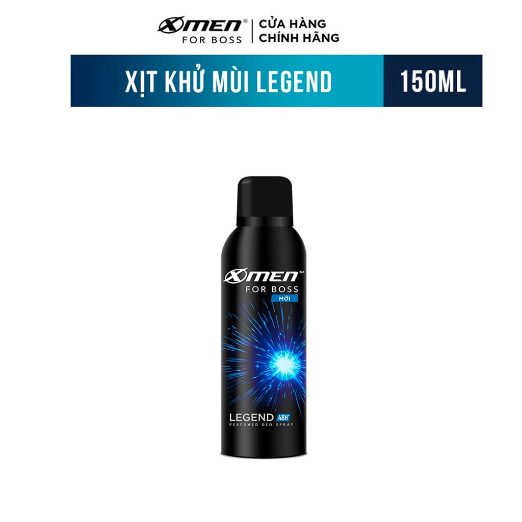 Xịt khử mùi Xmen For Boss Legend - 150ml