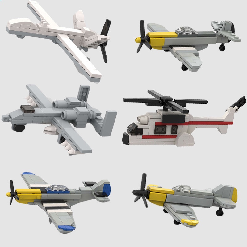 Bộ Đồ Chơi Lắp Ráp lego Mô Hình Máy Bay Chiến Đấu ii 6