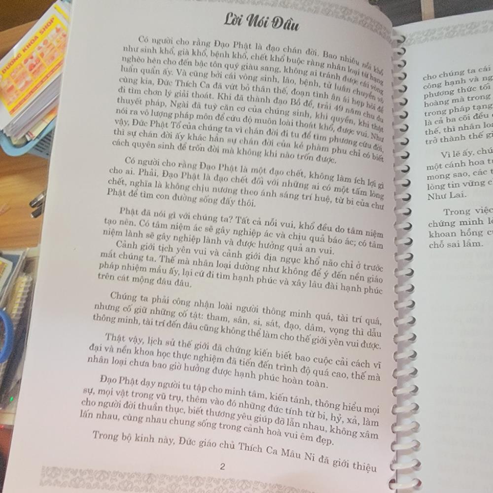 Tặng viết, Gieo duyen Vở chép kinh DƯỢC SƯ A5 gáy kim cho Phật tử chép