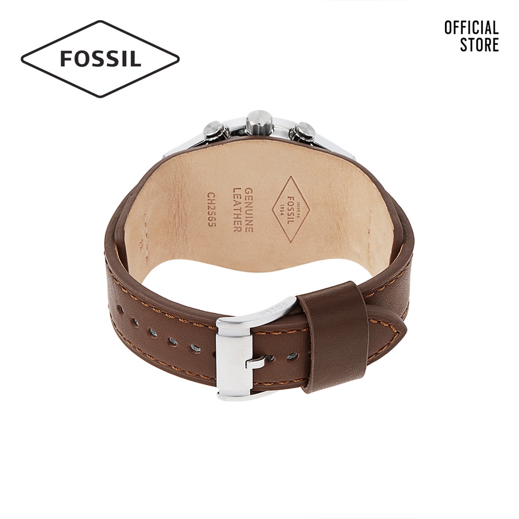 Đồng hồ nam Fossil COACHMAN CH2565 dây da - màu nâu