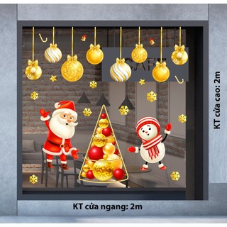 Decal trang trí noel cho khu dân cư vinhome tân cảng