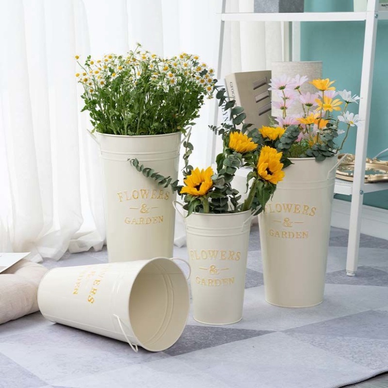 SIZE LỚN _ TỔNG HỢP MẪU BÌNH HOA SẮT / CHẬU XÔ CẮM HOA trang trí, bình cắm hoa vintage