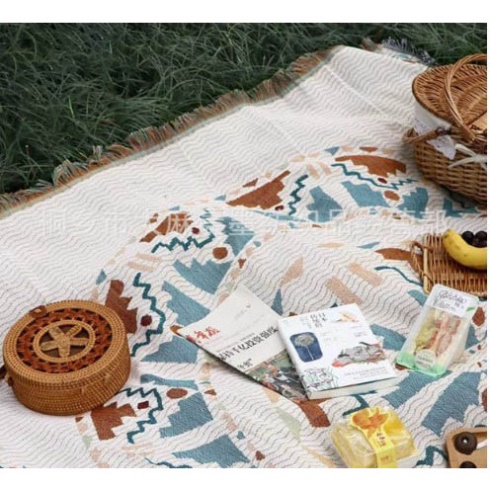 CHĂN THẢM PHỦ SOFA hoa văn thổ cẩm. khăn trải bàn bàn VINTAGE. thảm trải picnic, đi phượt