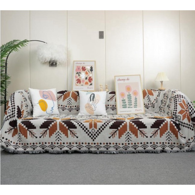 CHĂN THẢM PHỦ SOFA hoa văn thổ cẩm. khăn trải bàn bàn VINTAGE. thảm trải picnic, đi phượt