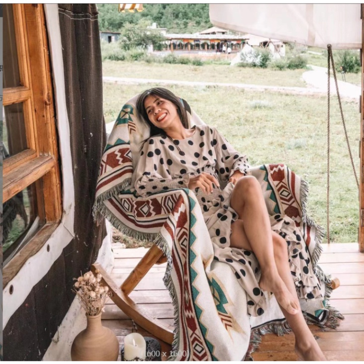 CHĂN THẢM PHỦ SOFA hoa văn thổ cẩm. khăn trải bàn bàn VINTAGE. thảm trải picnic, đi phượt