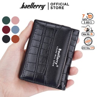 Ví Mini Nữ Cầm Tay Gập 3 Hiệu Baellerry Nhiều Ngăn Đựng Thẻ Nhỏ Gọn - N8322