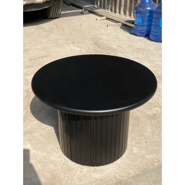 *ảnh thật* bàn sofa tròn chân uốn sơn nhiều màu 80xC40 #xuongnoithat.hcm