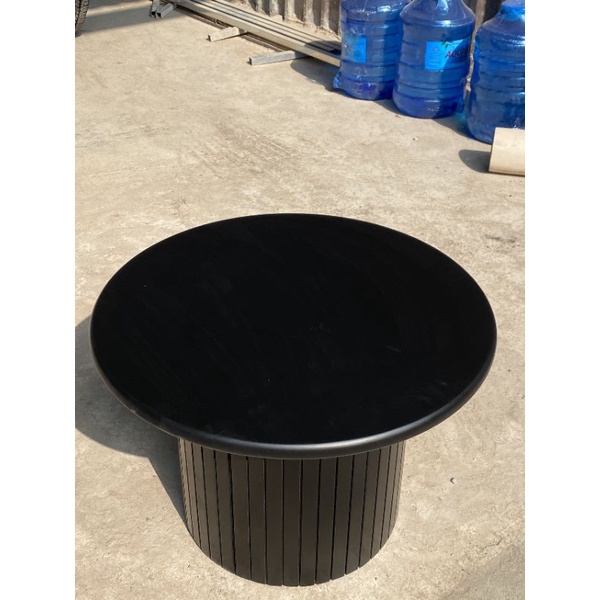 *ảnh thật* bàn sofa tròn chân uốn sơn nhiều màu 80xC40 #xuongnoithat.hcm