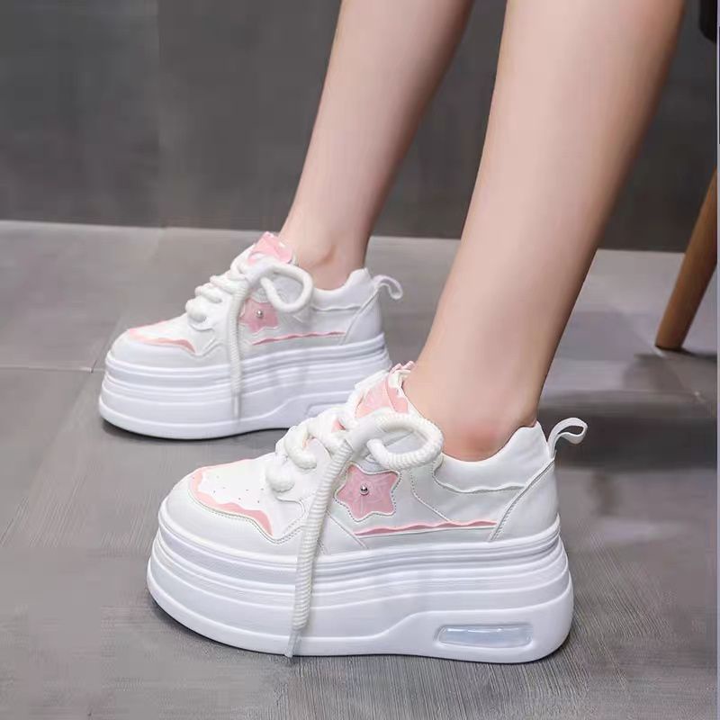 Giày Thể Thao Đế Dày Màu Trắng Thiết Kế Mới Năng Động Thời Trang