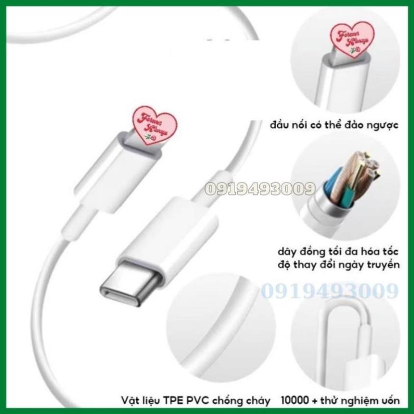Củ Sạc Nhanh 20W, Dây Sạc Nhanh PD 20W, Cáp Sạc Nhanh Cho Điện Thoại X/Xsmax/11/12/13/14++ BH 12T PUCEN