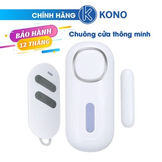 Cảm biến mở cửa thông minh KONO KN-D06, báo khách hoặc báo động khi có người mở cửa, có remote tắt mở từ xa