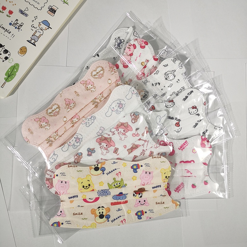 Khẩu trang con cua người lớn họa tiết cute in hình đáng yêu 3 lớp thoáng khí