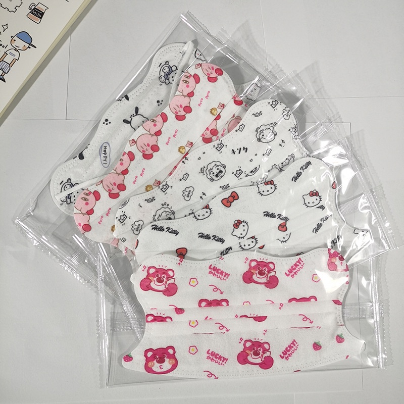 Khẩu trang con cua người lớn họa tiết cute in hình đáng yêu 3 lớp thoáng khí