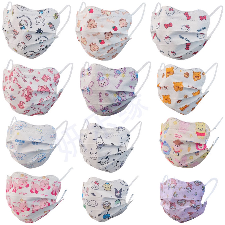 Khẩu trang con cua người lớn họa tiết cute in hình đáng yêu 3 lớp thoáng khí
