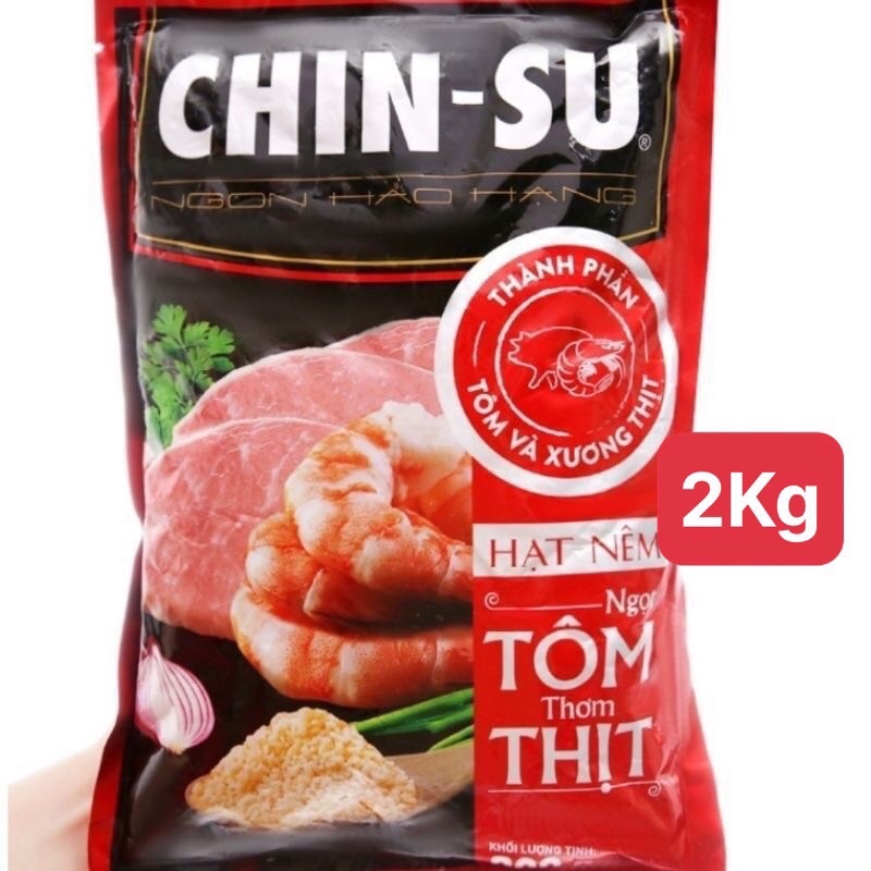 Hạt Nêm CHIN-SU Tôm Thịt Gói 500G/ 1,125KG/ 2KG