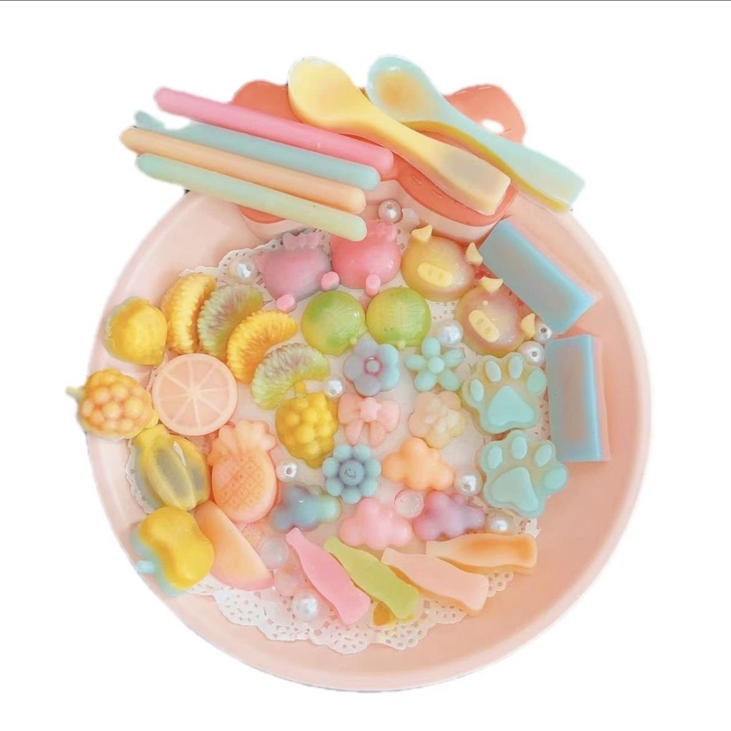 Sản Phẩm Hoàn Thiện Bình Sáp Kẹo Hoàn Thiện tik tok Phong Cách Để Trang Trí Điều Khiển Giọng Nói Sáp Ong Ăn Được In tik tok jj