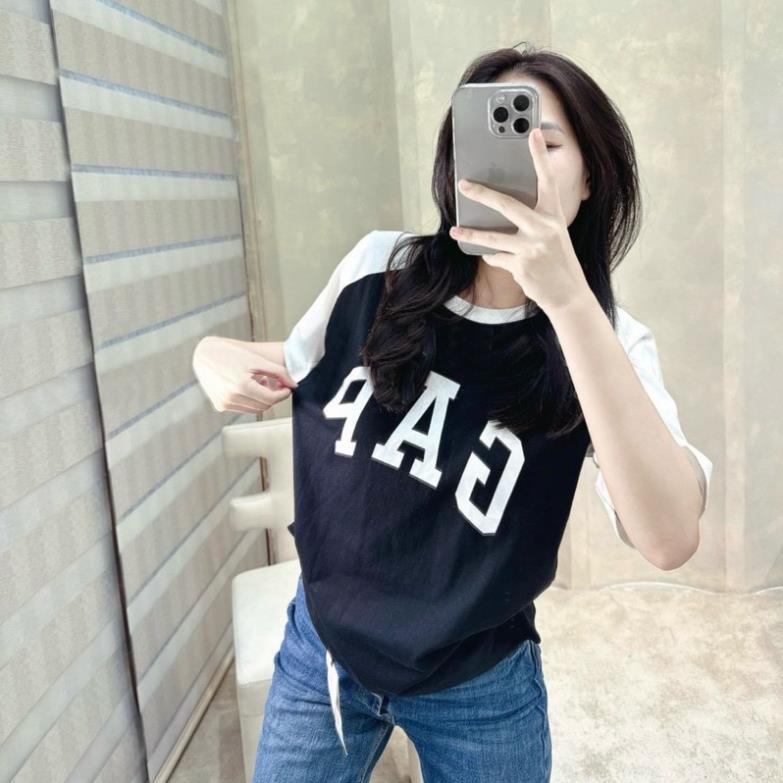 ÁO PHÔNG NỮ CỘC TAY CHỮ G.A.P 5 MÀU HOT